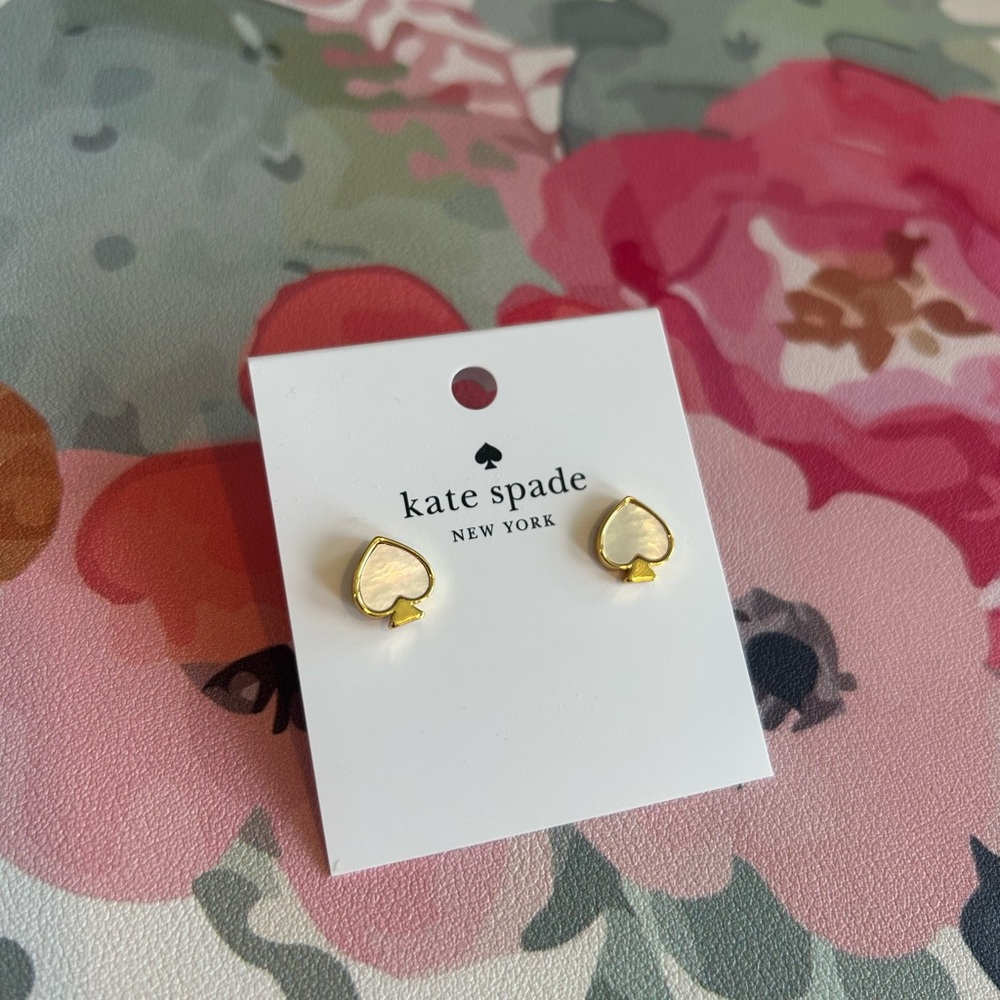 Kate Spade Gold Heart Earrings